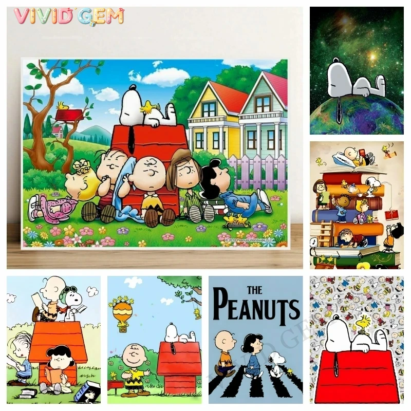 Photo Mosaic Print - VIVID GEM 2026 Neues Niedliches Snoopy