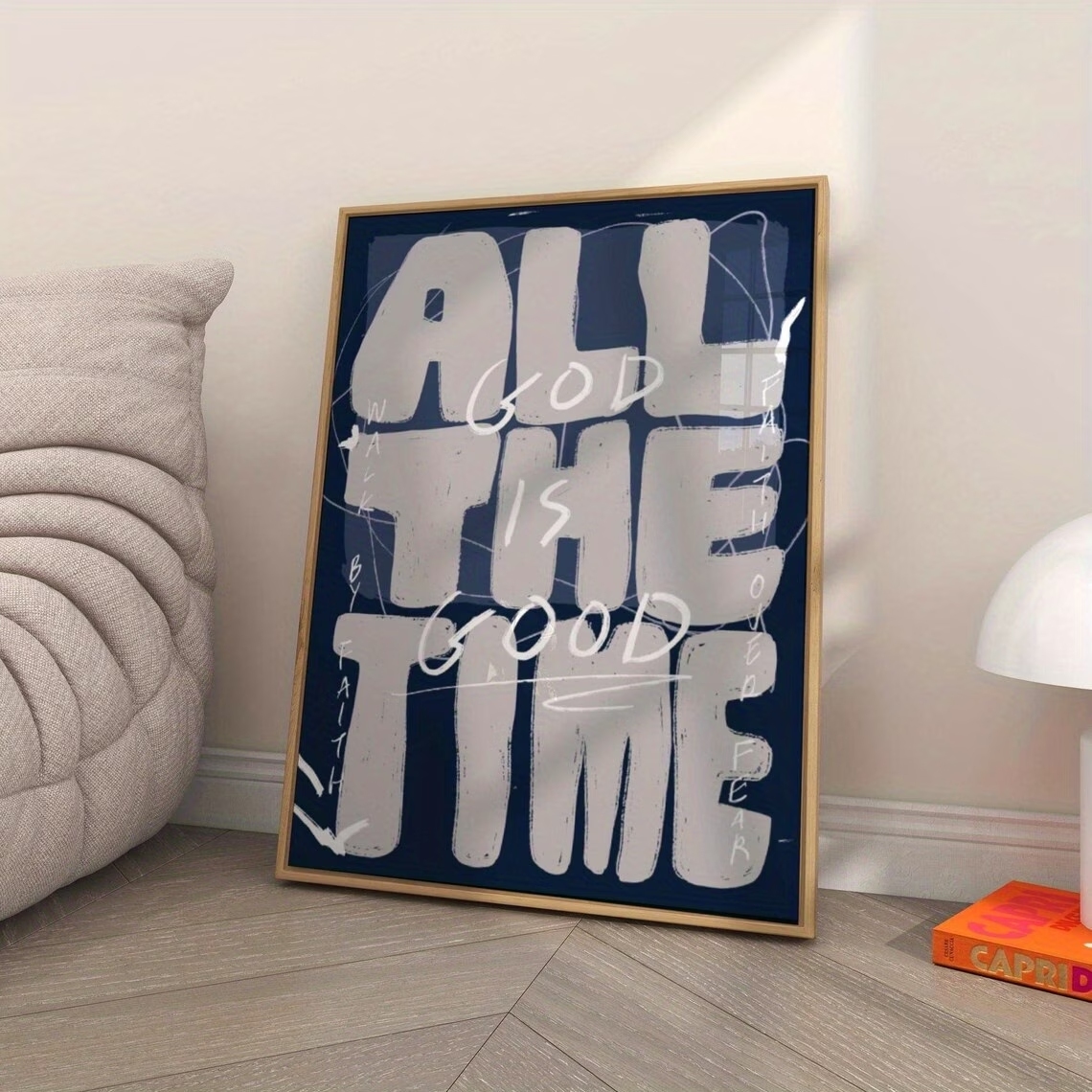 Custom Map Poster - Gott ist immer gut, inspirierender christlicher