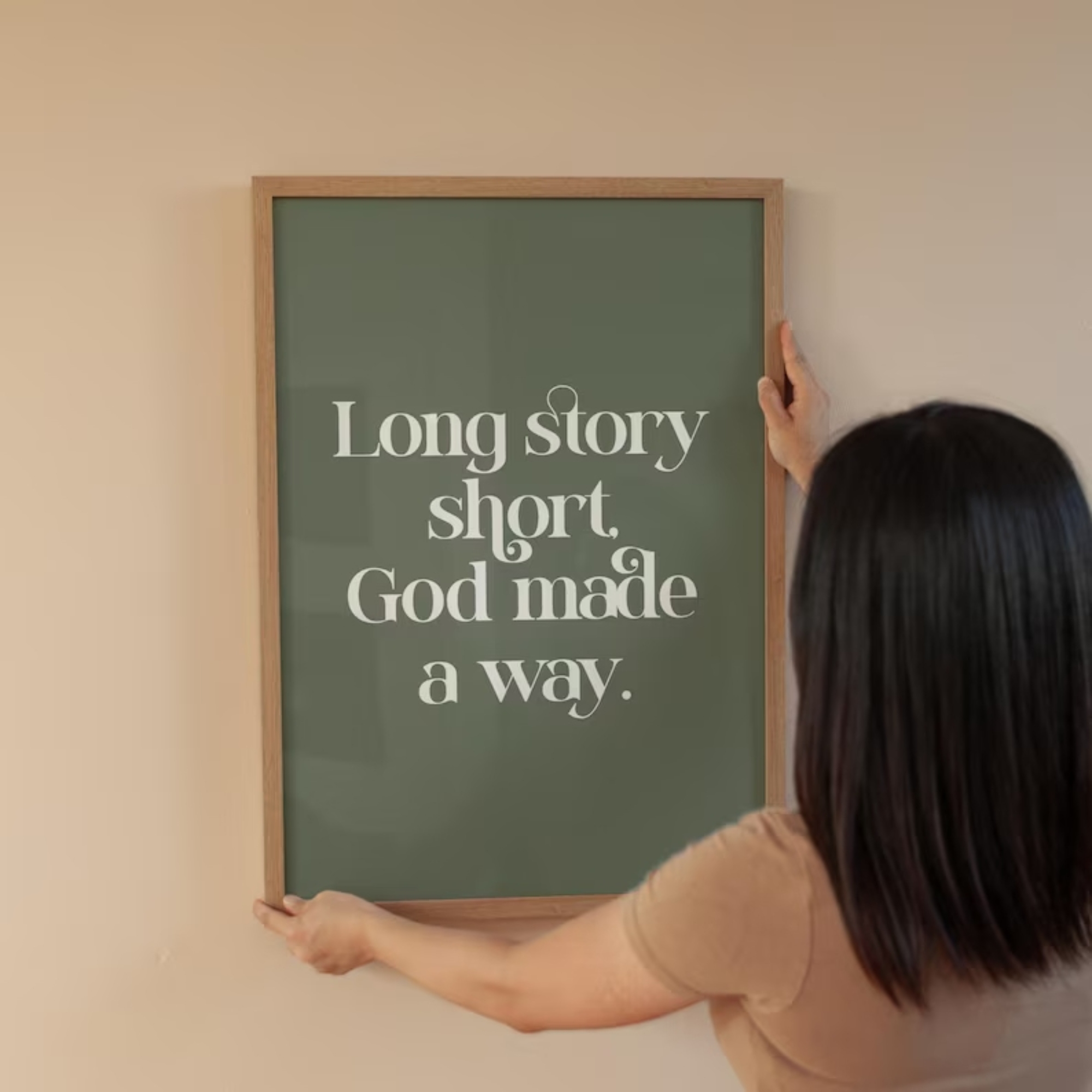 Long Story Short God Made A Wa – Custom Map Poster Bewertung und Preis