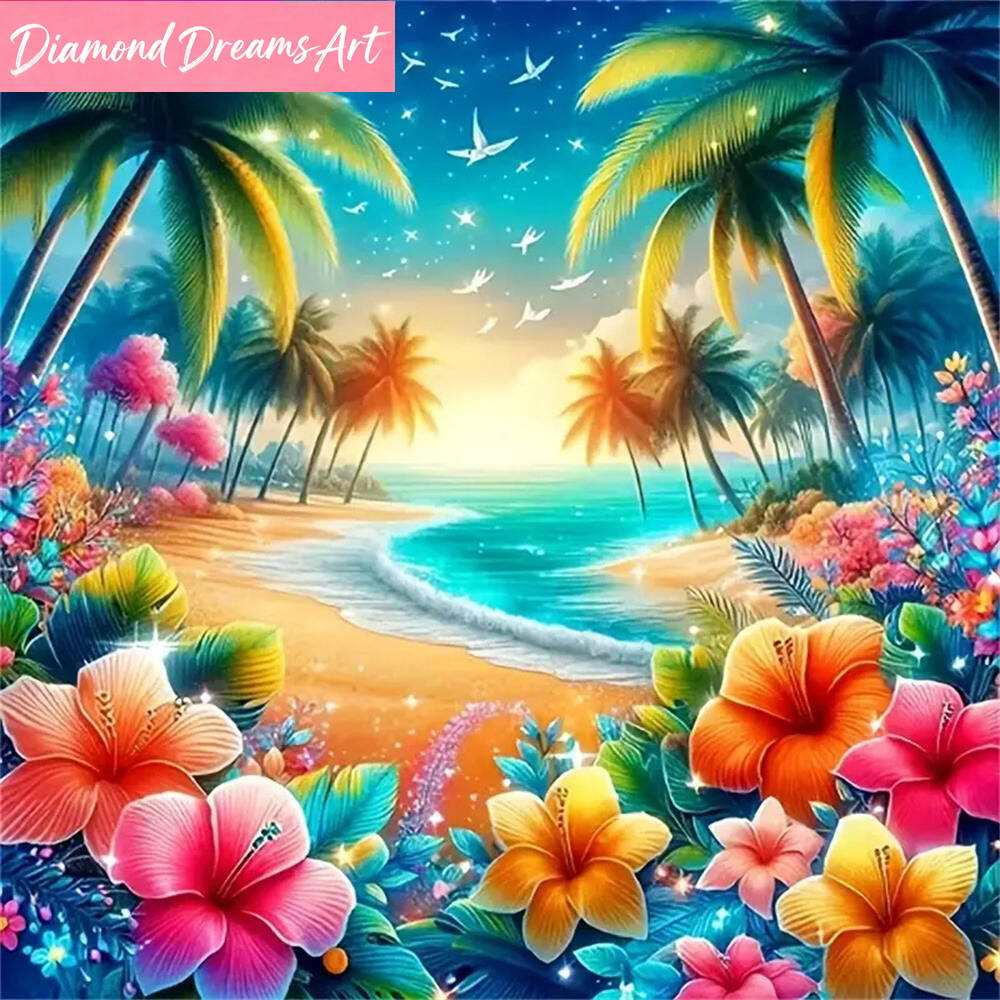 Diamantmalerei, Meereslandscha – Photo Mosaic Print Bewertung und Preis