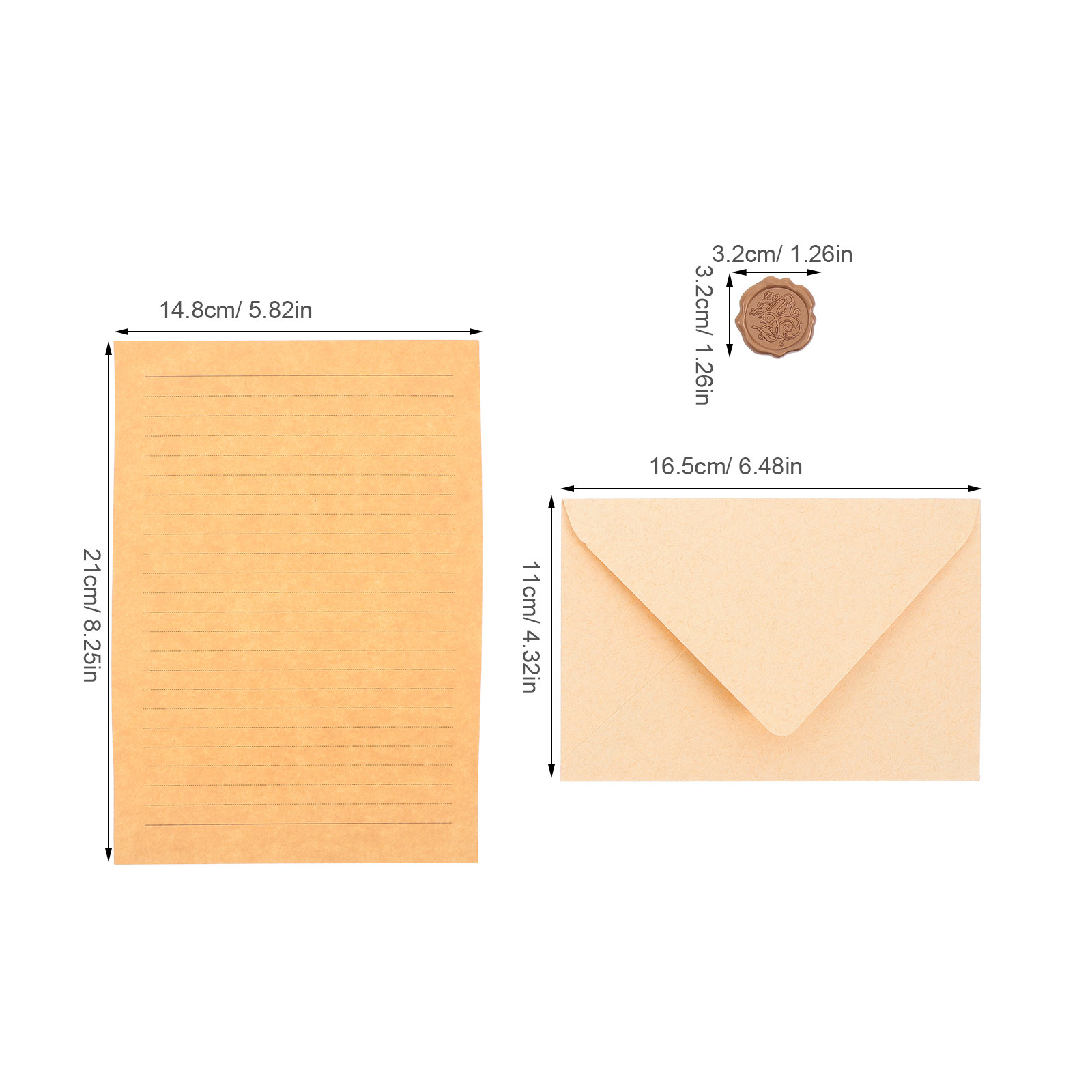 1 Set Elegantes Vintage-Briefs – Wax Seal Letter Kit Bewertung und Preis